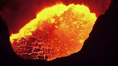 [Downey]
 Sam Cossman saw the light
when he jumped into a volcano. - The Age of A.I.
