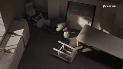 Downstairs in the kitchen, - The Bambers: Murder at the Farm