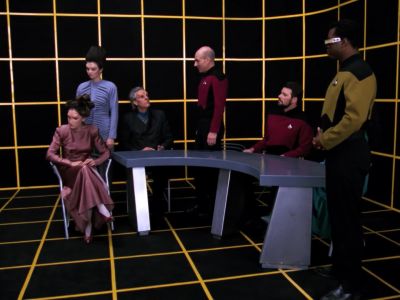 Dr. Apgar killed himself during
his attempt to kill Commander Riker. - Star Trek: The Next Generation