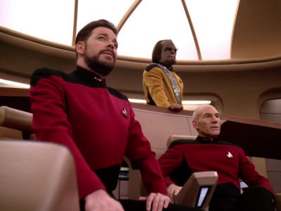 Dr Crusher,
what do you think you're doing? - Star Trek: The Next Generation