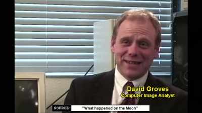Dr. David Groves,
an expert in photographic analysis. - American Moon