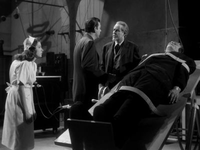 Dr Edelmann this thing destroyed Frankenstein - House of Dracula