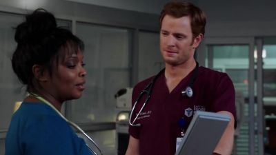 - Dr. Halstead, messenger
just left this for you. - Chicago Med