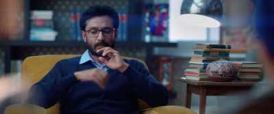 Dr. Hamid,
has Nusrat ever told you about Rajiv? - The Girl on the Train