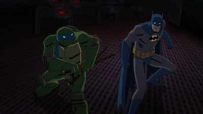 Dr. Jonathan Crane,
calls himself Scarecrow. - Batman vs Teenage Mutant Ninja Turtles
