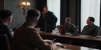 - Dr. Lange, would you be so kind?
- Sturmbannführer, Dr. Rudolf Lange. - The Conference