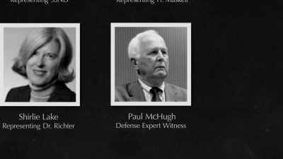 Dr. McHugh, he just basically poo-pooed
the whole idea - The Keepers