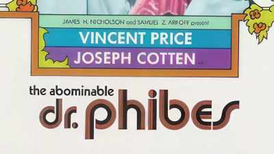 "Dr. Phibes"
kind of started that, - Doc of Chucky