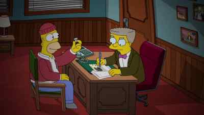 Dr. Rubenstein's gonna be
so disappointed. - The Simpsons: O C'mon All Ye Faithful