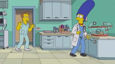 Dr. Simpson. They need you
in Room 6. Code Blue! - The Simpsons