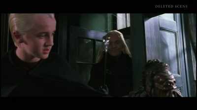 Draco touched something,
and I used this cane - Harry Potter 20th Anniversary: Return to Hogwarts