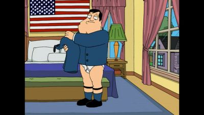 (dramatic choral music plays) - American Dad!