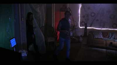 [dramatic music]
[electrical zapping] - AIMEE: The Visitor