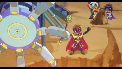 -[dramatic music]
-[lava bubbling] - Ryan's World the Movie: Titan Universe Adventure