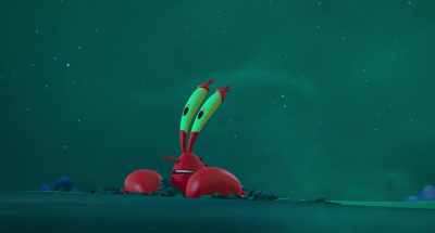 [dramatic music playing] - Plankton: The Movie