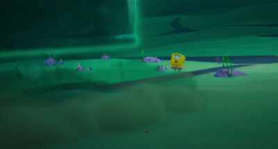 [dramatic music playing] - Plankton: The Movie