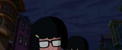 -(DRAMATIC MUSIC PLAYING)
-(SCREAMING) - The Bob's Burgers Movie