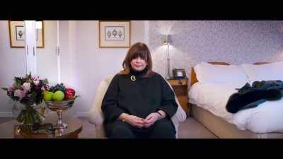 -[dramatic music playing]
-You must give the order, your majesty. - Lady Boss: The Jackie Collins Story