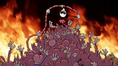 - (DRAMATIC MUSIC PLAYS)
- (CUSTOMERS SHOUTING) - The Wonderful World of Mickey Mouse