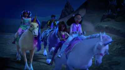 [dramatic music plays] - Unicorn Academy