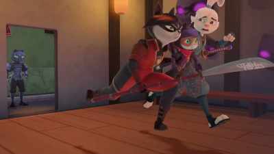 [dramatic music plays] - Samurai Rabbit: The Usagi Chronicles