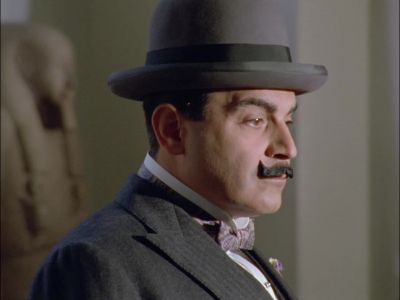 (dramatic music) - Agatha Christie's Poirot