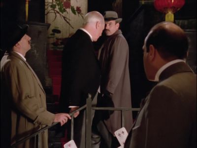 (dramatic music) - Agatha Christie's Poirot