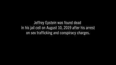 [dramatic music] - Surviving Jeffrey Epstein