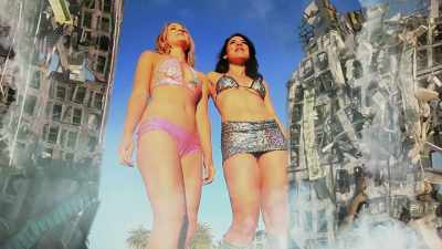 [dramatic music] - Giantess Attack vs. Mecha Fembot