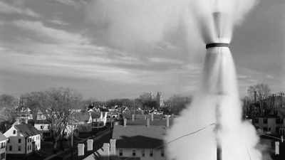 (dramatic music)
(steam blowing) - The Machines That Built America