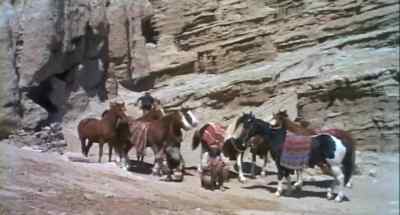 (dramatic orchestral music)
(Jeff and Greer yell) - Apache Rifles