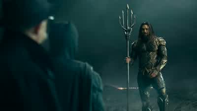 Dressed like a bat. - Justice League