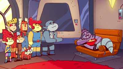 [drill thuds] - ThunderCats Roar