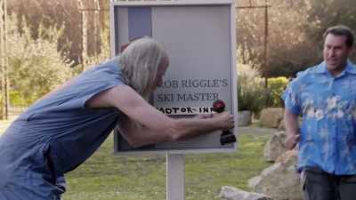-(drill whirring) - Rob Riggle's Ski Master Academy