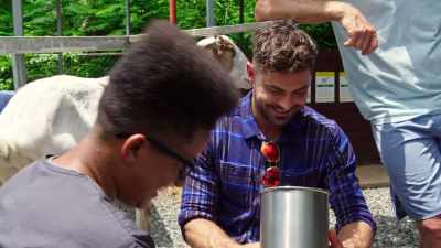 Drink it! Drink it! [Griselle laughs] - Down to Earth with Zac Efron