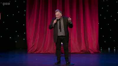 Drink the chicken juice down, honey.
Drink it down. It's hot! - Stewart Lee: Tornado