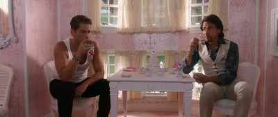(DRINKING NOISILY)
There is something. - How to Be a Latin Lover