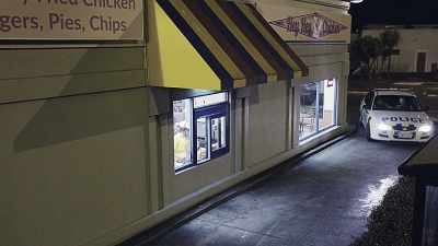 Drive through to the
next window, please. - Wellington Paranormal