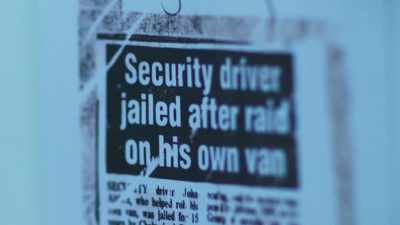 Driver in jail
After robbing a van - The Essex Murders
