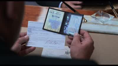 Driver's license, birth certificate, Social Security card. - The Shawshank Redemption