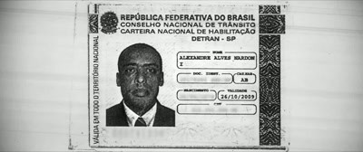 DRIVER'S LICENSE
NAME: ALEXANDRE ALVES NARDONI - A Life Too Short: The Isabella Nardoni Case