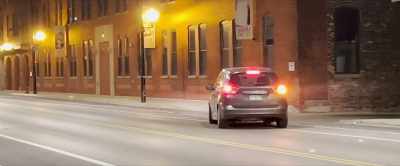 Driving to a strange nightclub, - Out of the Loop