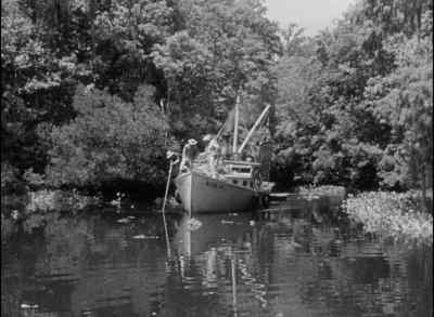 - Drop anchor.
- Yes, Captain. - Revenge of the Creature