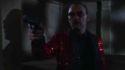 Drop the guns
or I'll break his neck. - Relic Hunter