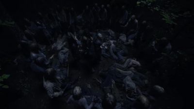 Drop them. - The Walking Dead