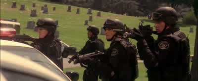 Drop your weaponAnd the coffinTake him down Take him down - Terminator 3: Rise of the Machines