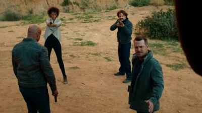 Drop your weapons! - NCIS: Los Angeles