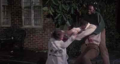 Drum! Drum! Drum! Drum! You
kill a white man, you'll get killed! - Drum