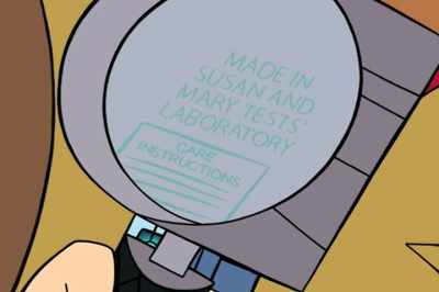 Dry clean only." - Johnny Test