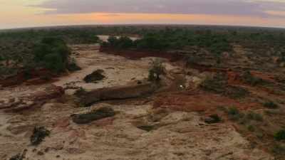 Dry, except for a few precious pools. - Our Great National Parks